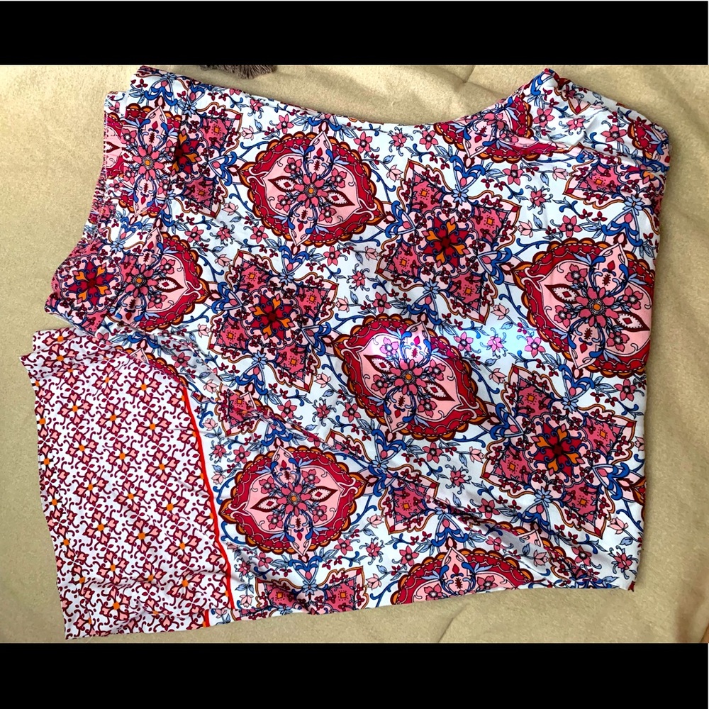 Wide leg pull on pants